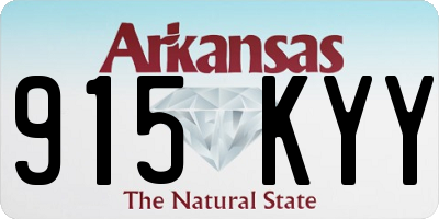 AR license plate 915KYY