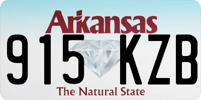 AR license plate 915KZB