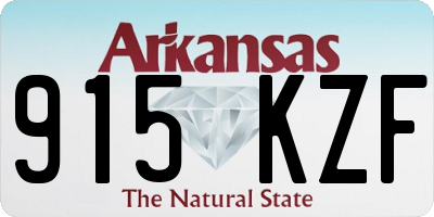 AR license plate 915KZF