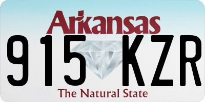 AR license plate 915KZR