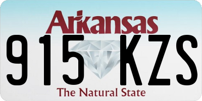 AR license plate 915KZS