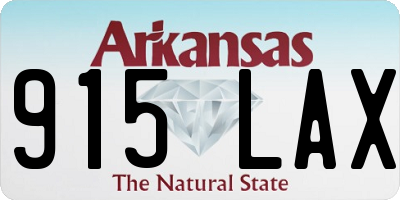 AR license plate 915LAX