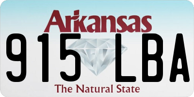 AR license plate 915LBA
