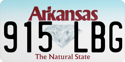 AR license plate 915LBG