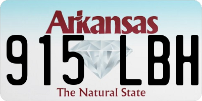 AR license plate 915LBH