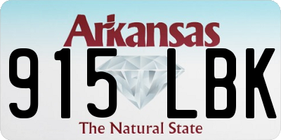 AR license plate 915LBK