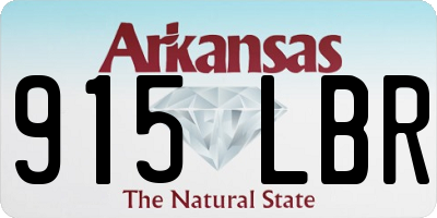 AR license plate 915LBR