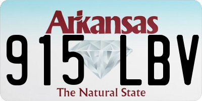 AR license plate 915LBV