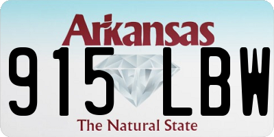 AR license plate 915LBW