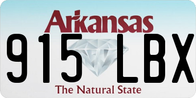 AR license plate 915LBX