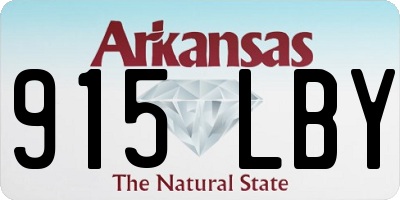 AR license plate 915LBY