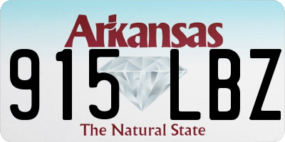 AR license plate 915LBZ