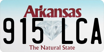 AR license plate 915LCA