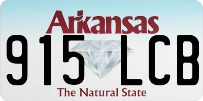 AR license plate 915LCB