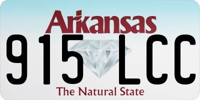 AR license plate 915LCC