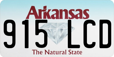 AR license plate 915LCD