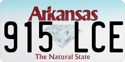 AR license plate 915LCE