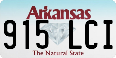 AR license plate 915LCI