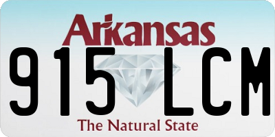 AR license plate 915LCM