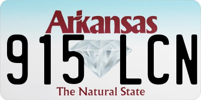 AR license plate 915LCN