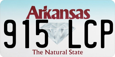 AR license plate 915LCP