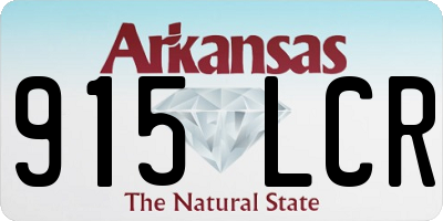 AR license plate 915LCR