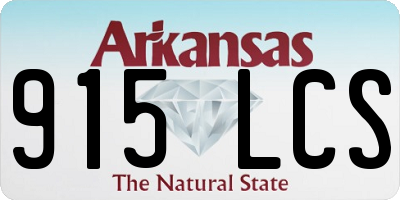AR license plate 915LCS