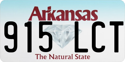 AR license plate 915LCT