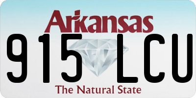 AR license plate 915LCU