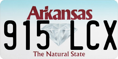 AR license plate 915LCX