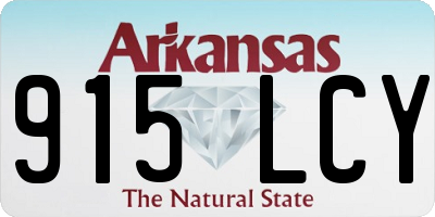 AR license plate 915LCY