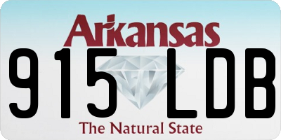 AR license plate 915LDB