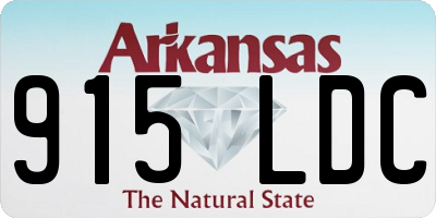 AR license plate 915LDC