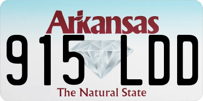 AR license plate 915LDD