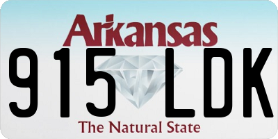 AR license plate 915LDK