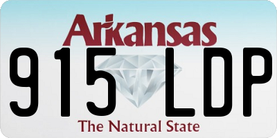 AR license plate 915LDP