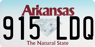 AR license plate 915LDQ