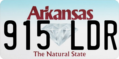 AR license plate 915LDR