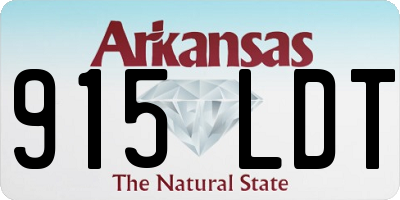 AR license plate 915LDT