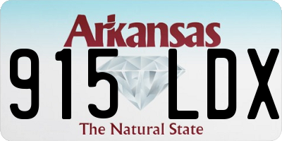 AR license plate 915LDX