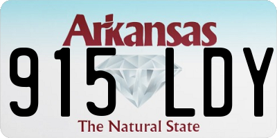 AR license plate 915LDY