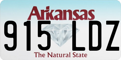 AR license plate 915LDZ