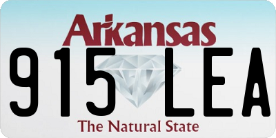 AR license plate 915LEA