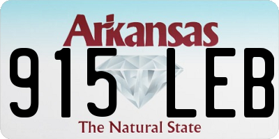 AR license plate 915LEB