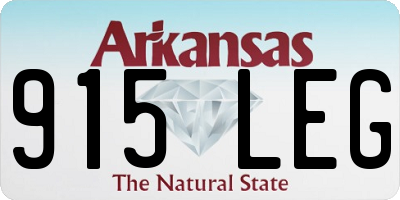 AR license plate 915LEG