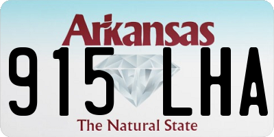 AR license plate 915LHA