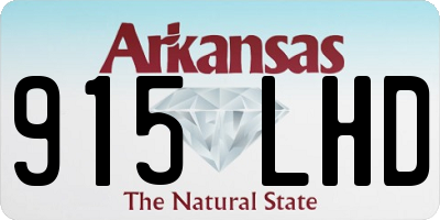 AR license plate 915LHD