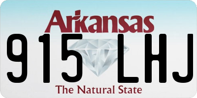 AR license plate 915LHJ