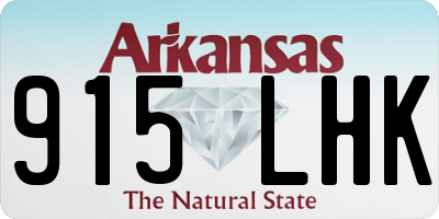 AR license plate 915LHK
