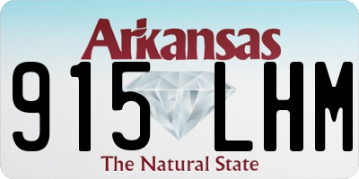 AR license plate 915LHM